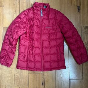 Marmot Red Puffer Jacket Youth Large